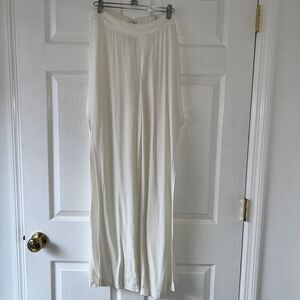 Happily Grey Women's Cream Pants Boho Hippie Festival-Size M